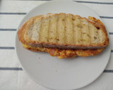 Foto del paso 7 de la receta: Bocata de Omelette con jamón y bacon 🥓