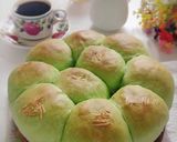 Foto langkah ke 7 dari resep Roti sobek pandan tanpa ulen.