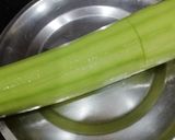 A picture of step 1 of Bottle gourd bharta.