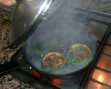 Foto del paso 6 de la receta: Calabacín redondo relleno de verdura y bacon