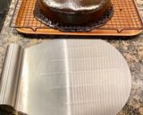 Foto del paso 9 de la receta: Pastel de zanahoria con cobertura de chocolate. (Carrot cake with chocolate topping)