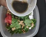 A picture of step 3 of Watermelon & Feta salad.