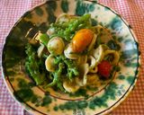 A picture of step 9 of Orecchiette with Broccoli Rabe by Marina and Rosy.
