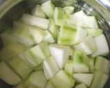 A picture of step 1 of Khata Mitha Petha.