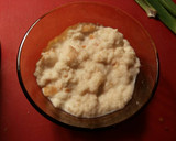 Foto del paso 7 de la receta: Almejas con cardos y patatas en crema verde y almendras