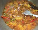A picture of step 5 of Aloo Gobi Matar.
