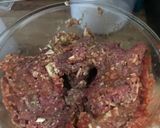 A picture of step 2 of Heather ‘s Meatloaf.