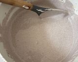 Foto langkah ke 3 dari resep Bolu Ketan Hitam Keju Lumer.