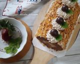 Foto langkah ke 5 dari resep Mocca Nougat Roll Cake.