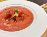 Foto del passaggio 7 della ricetta Gazpacho di Pomodoro con Gamberi