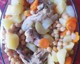 A picture of step 9 of Chicken and Vegetable Puchero.