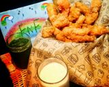 A picture of step 6 of Cfc crispy fry chicken.