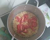 Hình bước làm 2 của món Mì trộn tương cà 😍