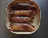 Foto langkah ke 5 dari resep Pisang Coklat Kulit Lumpia.
