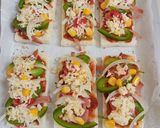 Foto langkah ke 2 dari resep Smoked Beef Pizza Toast.