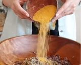 عکس مرحله 1 از دستور برگر گیاهی لوبیا سیاه و کینوآ