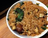 รูปขั้นตอนการทำที่ 2 ของ ไข่ข้นห่อข้าวผัดกะเพราไส้กรอกอีสาน#เย็นนี้อ้วนแน่