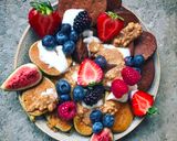 A picture of step 3 of Smoothie Pancakes.