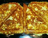 Diétás túrós párna, szendvicssütőben sütve recept fázis 5 fotója