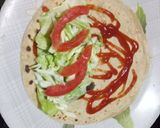 A picture of step 8 of Spinach & mix veg wraps.