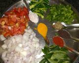 A picture of step 3 of Fried Idli.