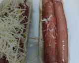 Foto del paso 2 de la receta: Perritos calientes con cebolla y queso