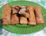 Foto langkah ke 5 dari resep Roti Tawar pisang keju coklat.