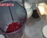 A picture of step 1 of Pomegranate smoothie.