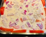 A picture of step 3 of Tomato Pie.