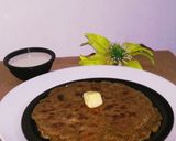 A picture of step 3 of Bajra ki Masala Paratha.