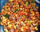Foto langkah ke 3 dari resep SAMBEL GORENG (kentang, wortel, ampela ati & pete).