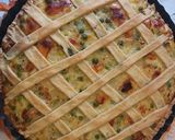 Foto del passaggio 5 della ricetta Crostata salata con frolla all'olio e erbe aromatiche
