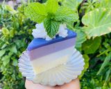 Hình bước làm 6 của món Bánh Mousse khoai môn