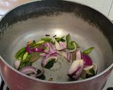 A picture of step 3 of Coconut milk rice.