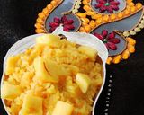 A picture of step 4 of Mango Keshar Pulao.