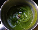 A picture of step 4 of Coriander Pesto Sauce.