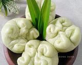 Foto langkah ke 8 dari resep Bakpao Pandan (no mixer).