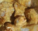 A picture of step 2 of Chikhen tikka.
