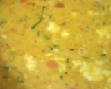 A picture of step 5 of Dal fry malai marke.