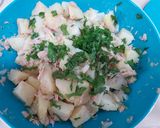 Foto del paso 1 de la receta Papas aliñas de Cádiz