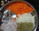 A picture of step 5 of Aloo carrot Franky.