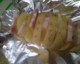 Foto del paso 2 de la receta: Patatas Hasselback al horno, rellenas de bacon y queso