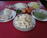 Foto del paso 1 de la receta: Tortilla de coliflor con bacalao