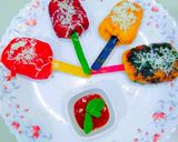 वेजी फ्लेवर स्पाइसी चीज़ कैंडी (लेफ्ट ओवर राईस) (veg chees candy recipe in hindi) रेसिपी चरण 4 फोटो