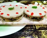 A picture of step 4 of Aloo bread masala dahi vada chat.