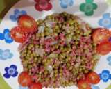 Foto del paso 5 de la receta: Guisantes con jamón y tomates cherry de adorno