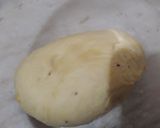 A picture of step 1 of Moong dal ki khasta kachori.