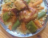A picture of step 7 of Moroccan Couscous with Chicken.