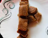 A picture of step 4 of Wood Apple Vadi.