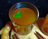 A picture of step 4 of Kashmiri Kahwa.